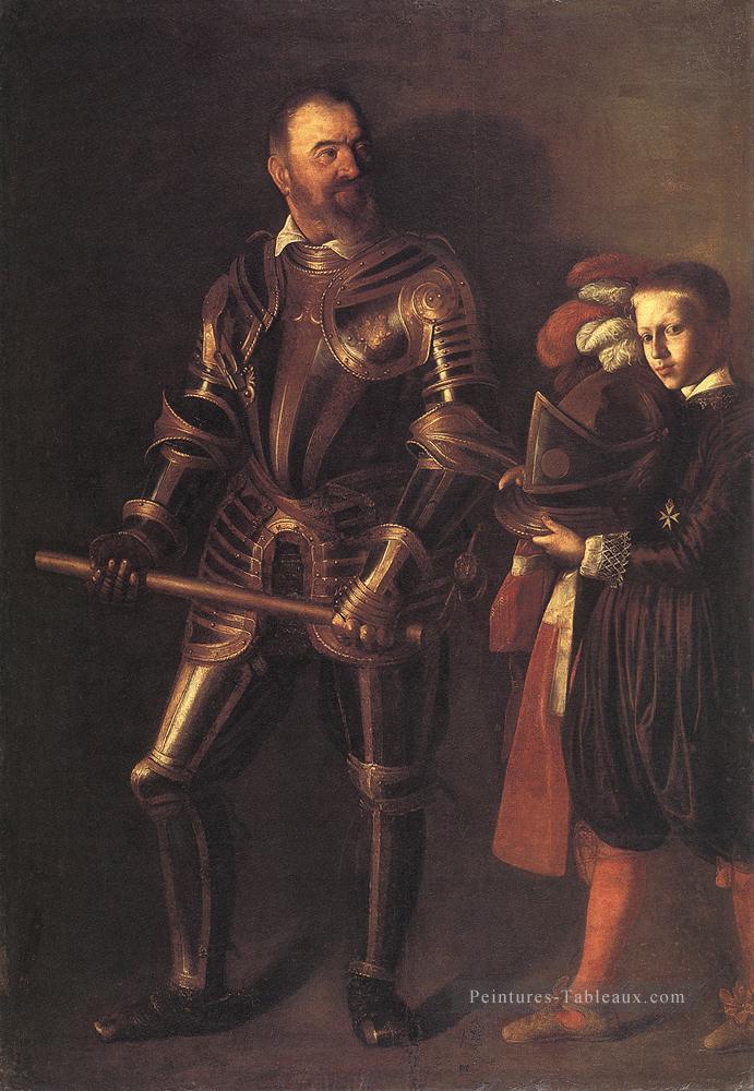 Portrait d’Alof de Wignacourt1 Caravage Peintures à l'huile